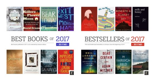 Amazon best books and bestsellers of 2017 so far