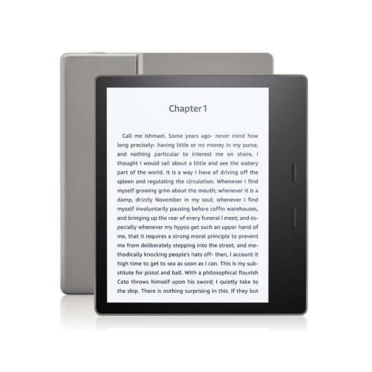 Amazon Kindle Oasis 2017 has the tough glass front and aluminum back