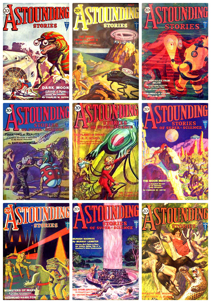 Astounding Stories of Super-Science are free on Project Gutenberg