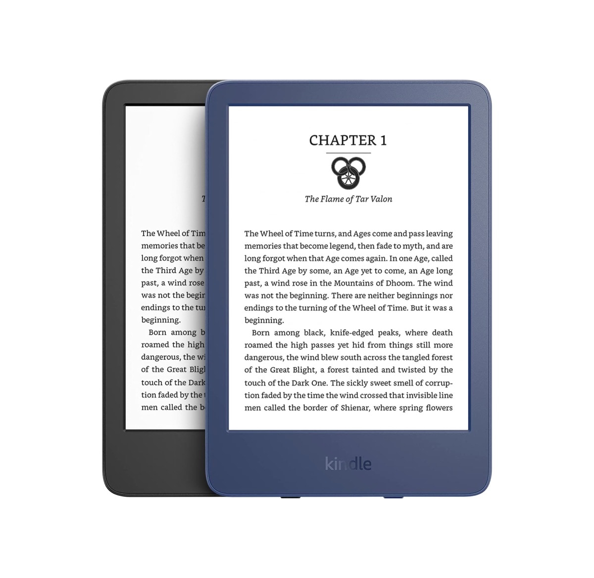 Basic Kindle 11 2022 in Black and Denim