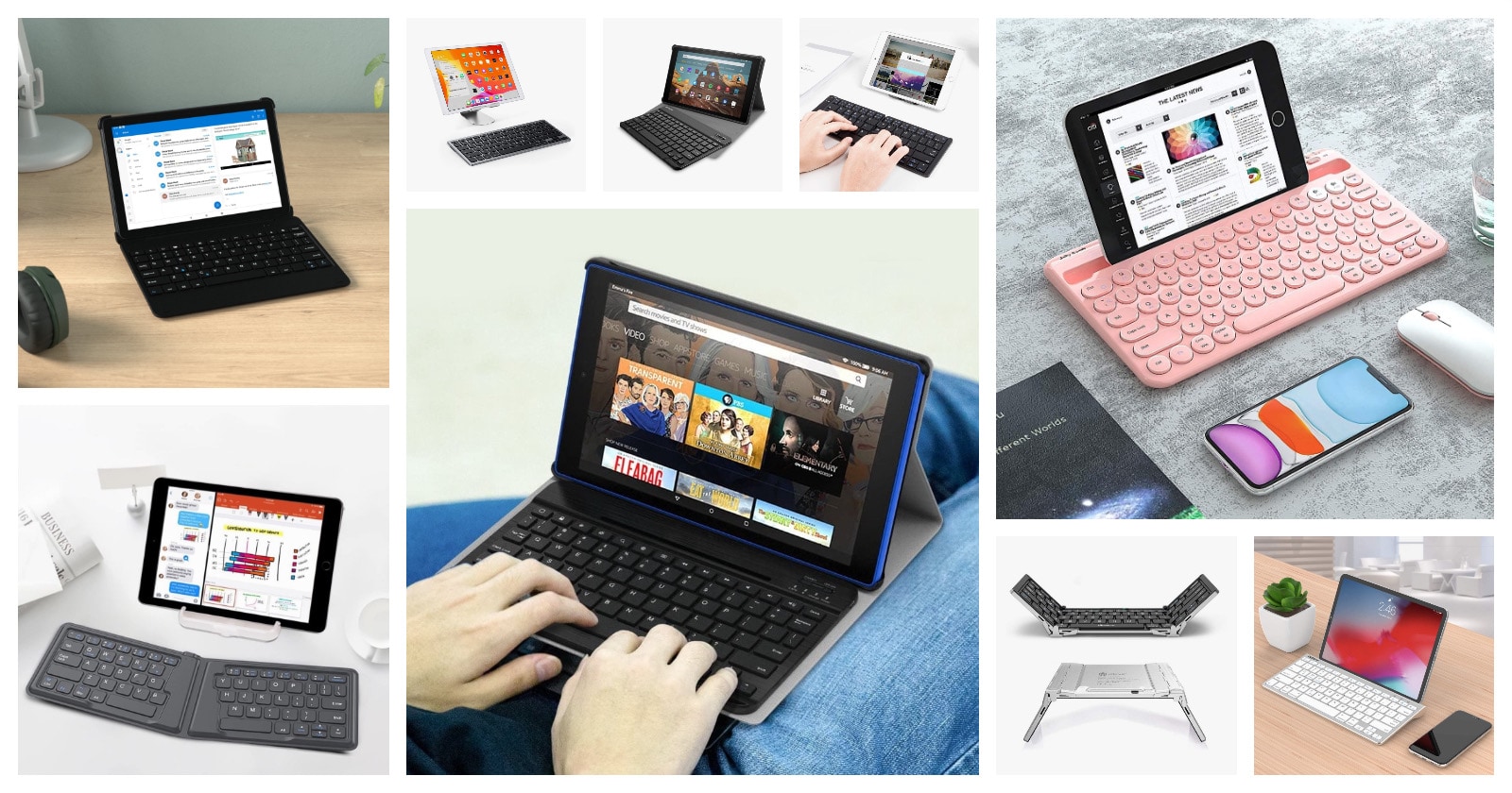 Best Amazon Fire compatible keyboards keyboard cases