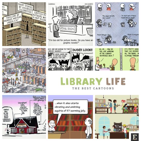 Best cartoons about #libraries and #librarians in the digital age