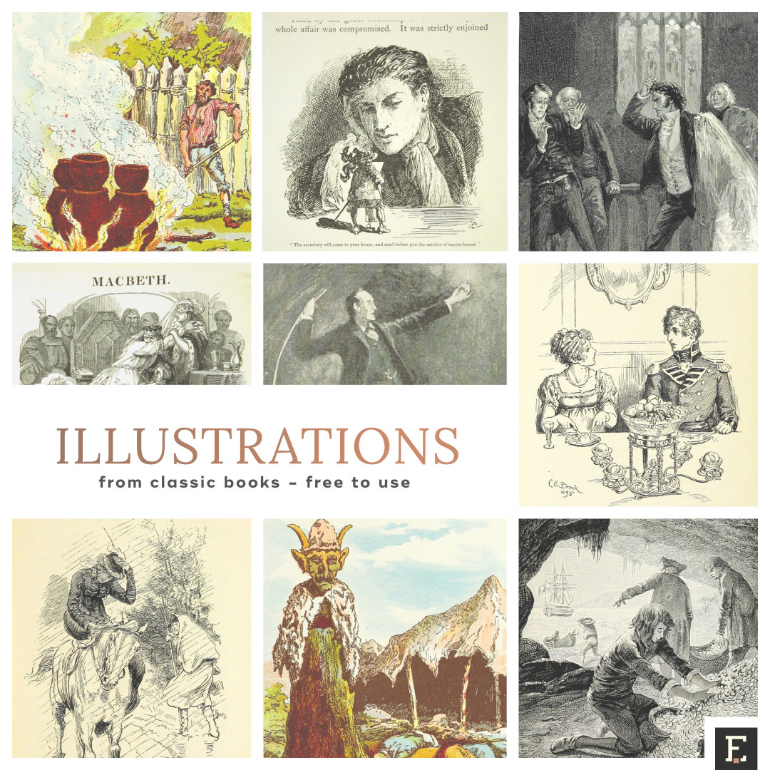 Over a million illustrations from classic books are free to use and remix