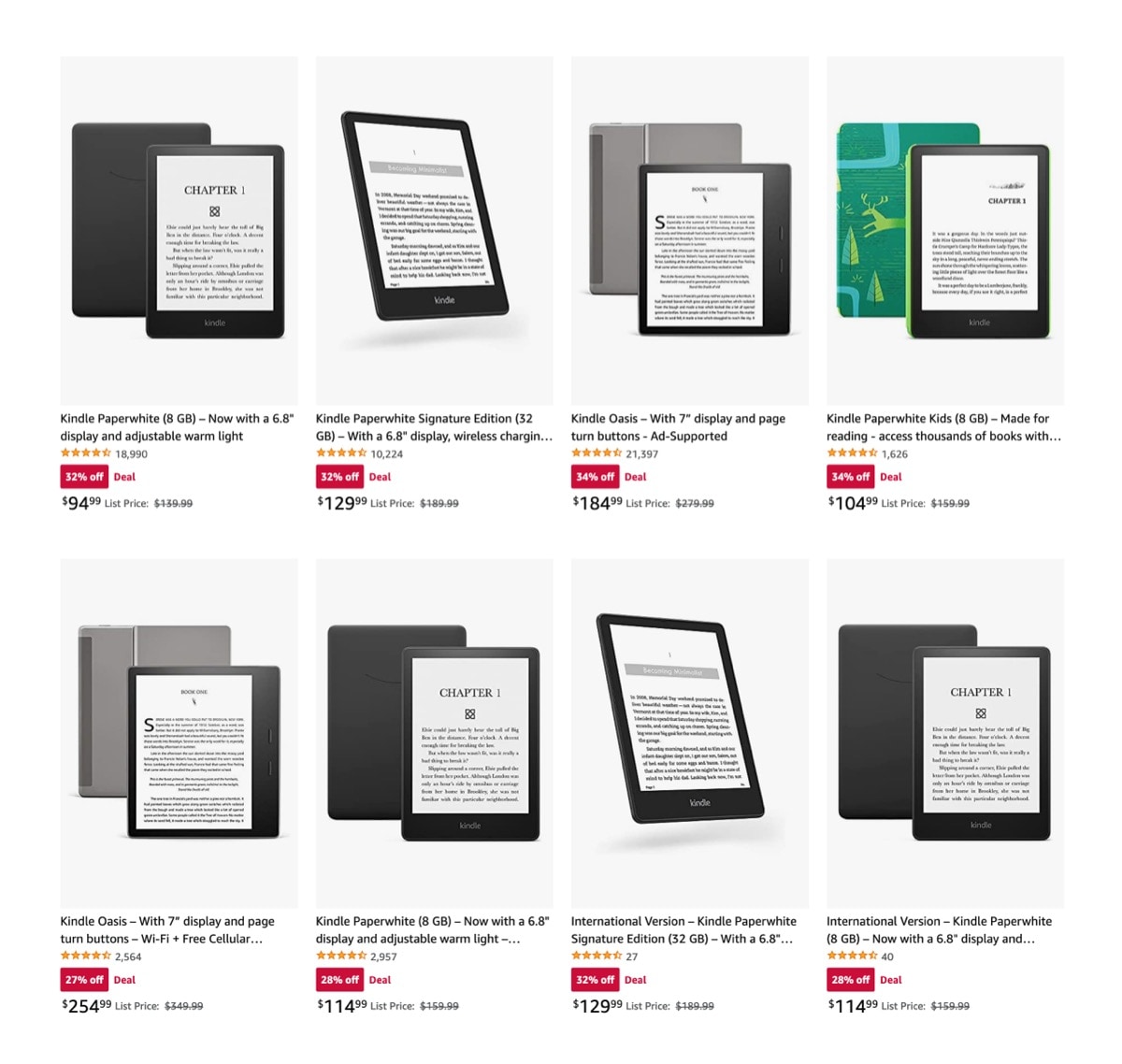 Kindle deals Black Friday 2022