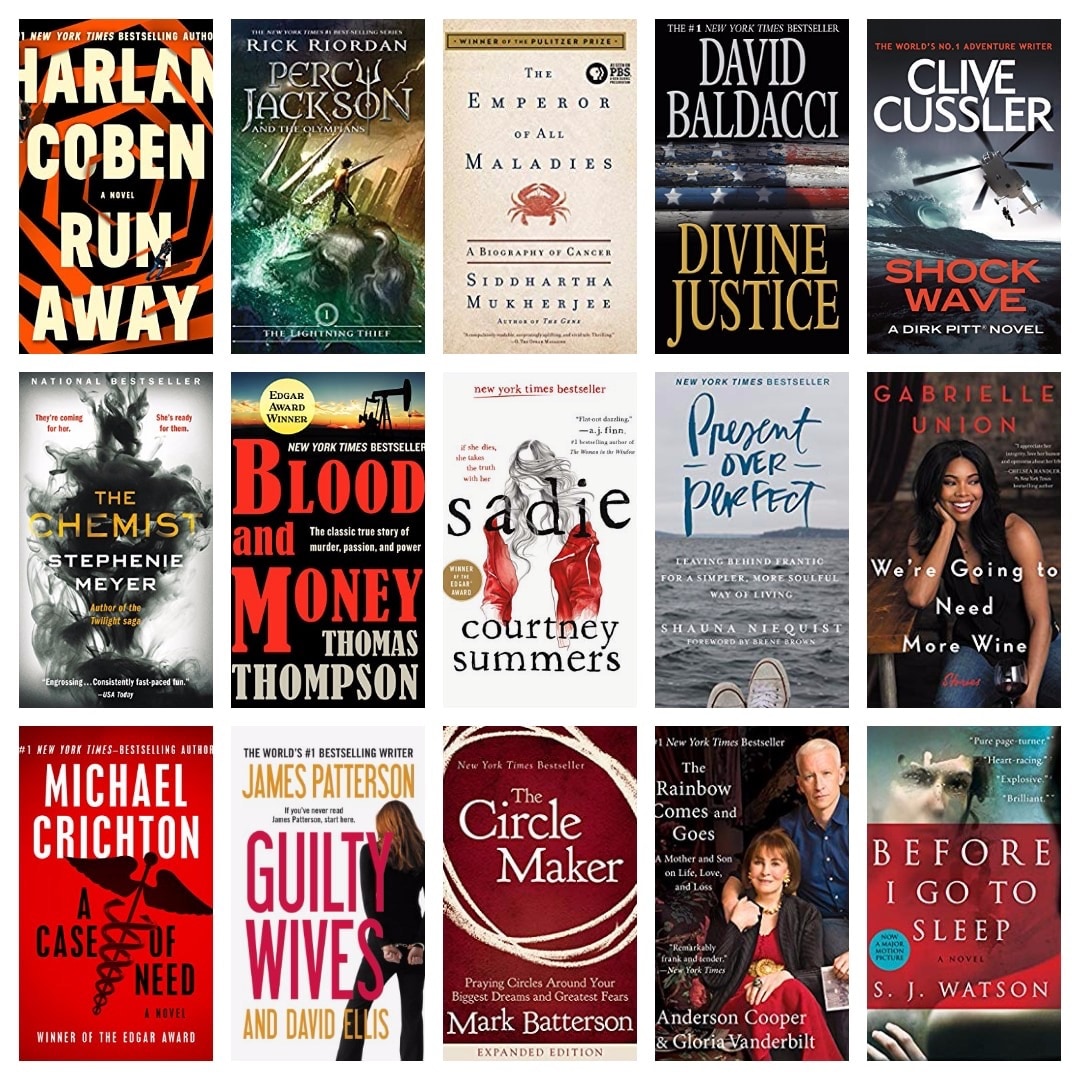 These New York Times bestsellers are perfect summer reads. Today up to 80% off