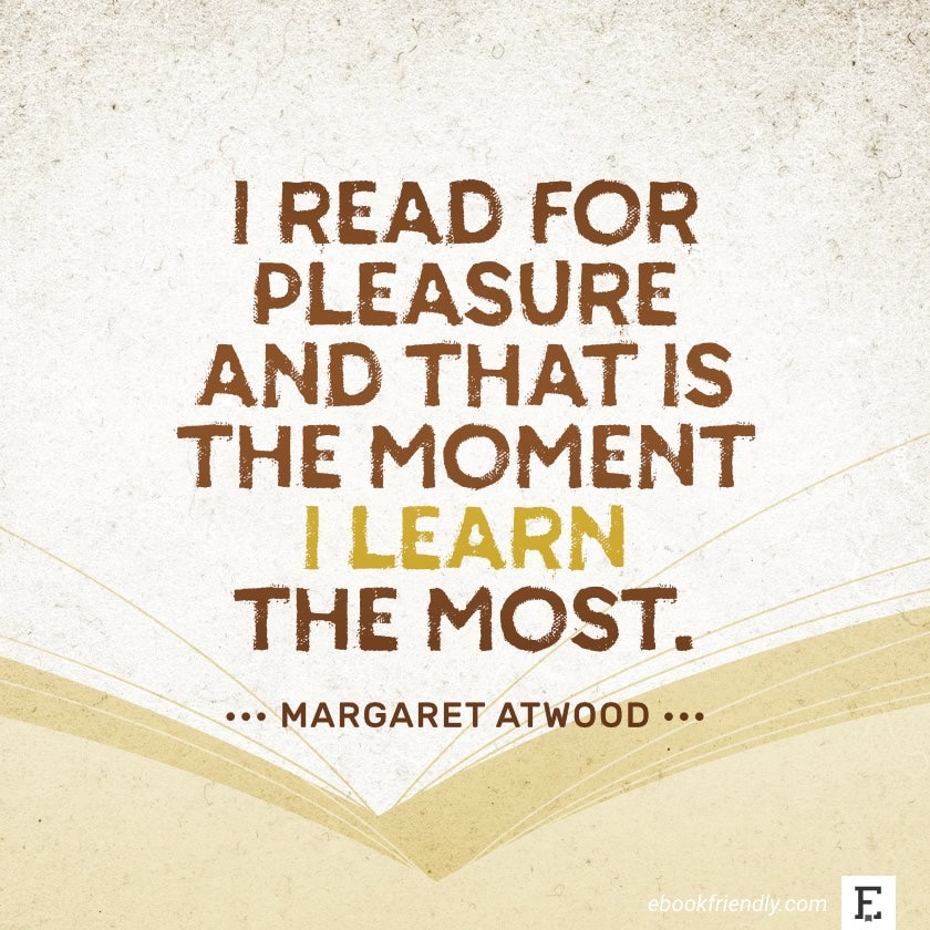 Margaret Atwood - best quotes on the importance of books