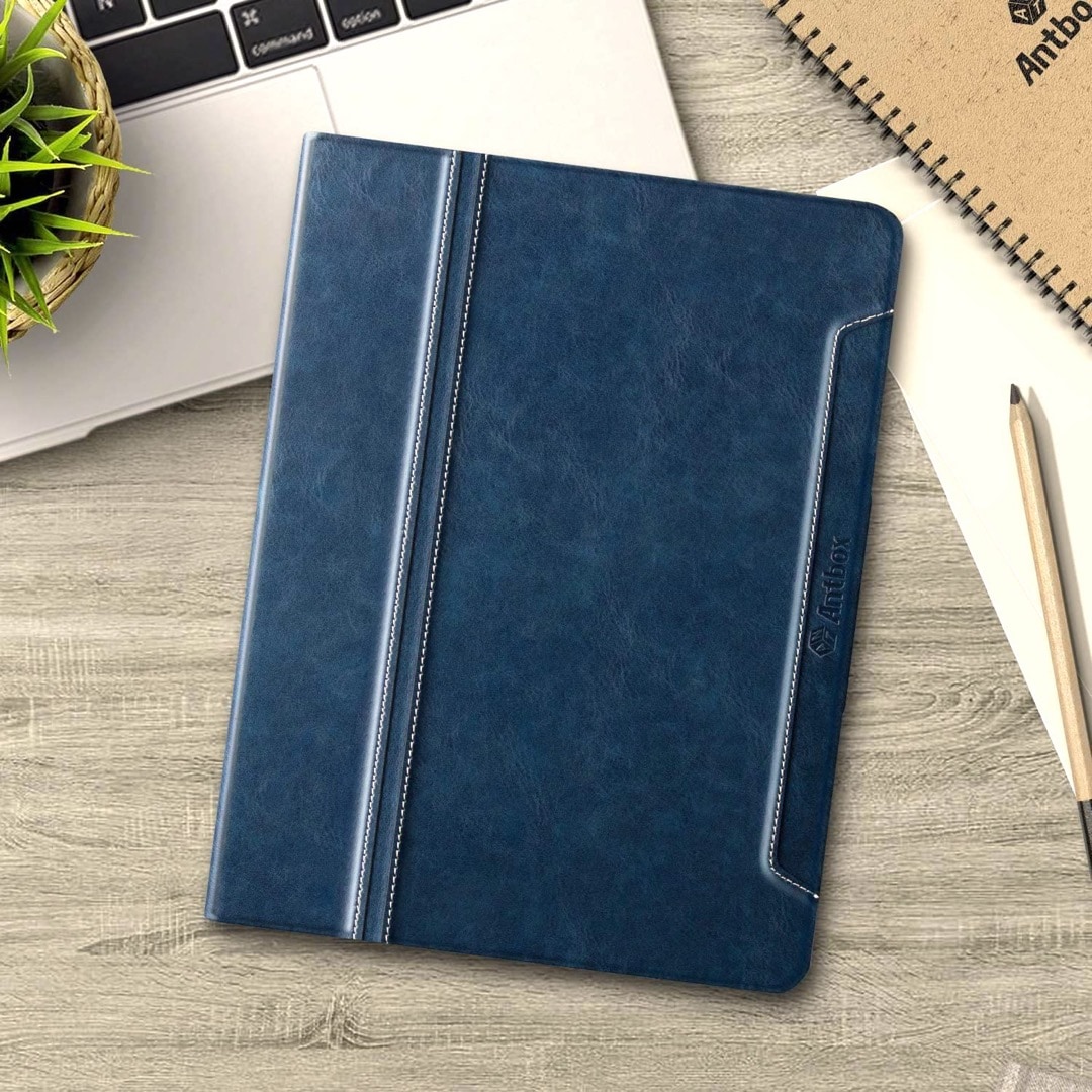 Navy Blue iPad 10.2 2021 and 2020 innovative folio stand case