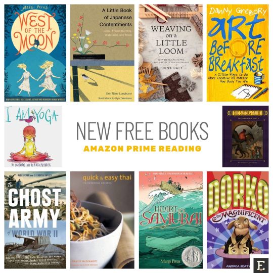 New free Kindle books in Prime Reading 2020