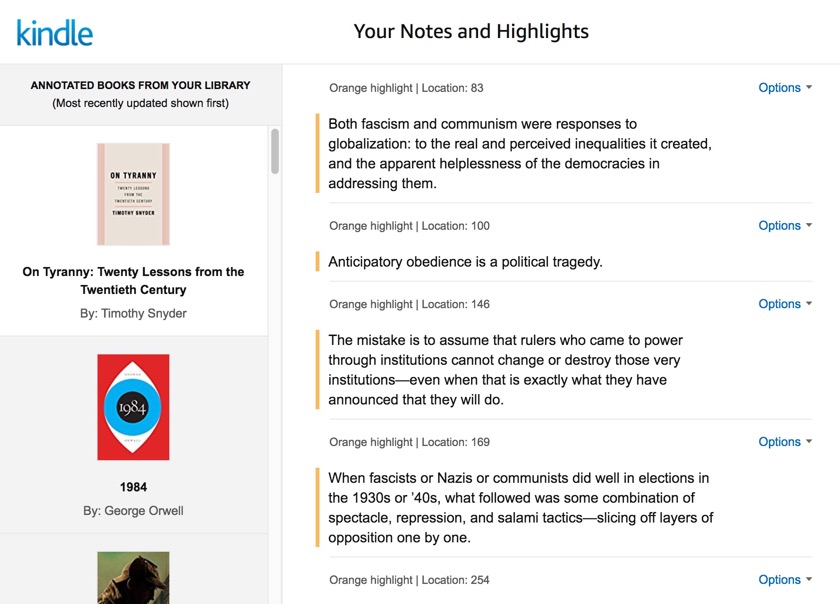 New home for Kindle highlights and notes