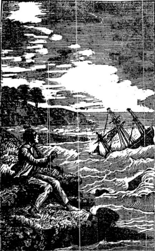 Robinson Crusoe, edition from 1801, with original illustrations by A. Carse