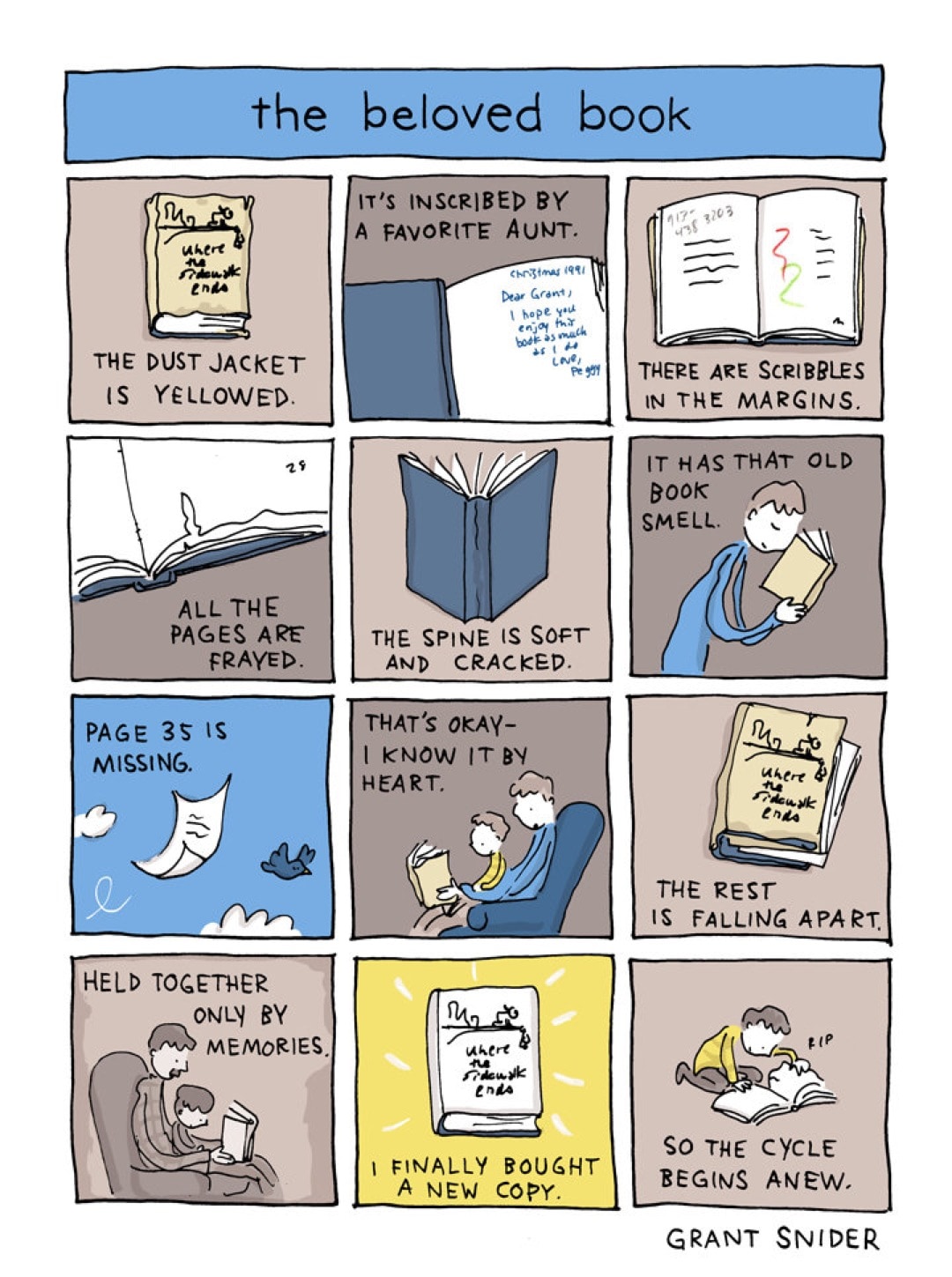 The Beloved Book by Grant Snider - best cartoons