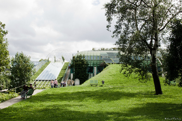 Botanical garden on the roof of Warsaw University #Library