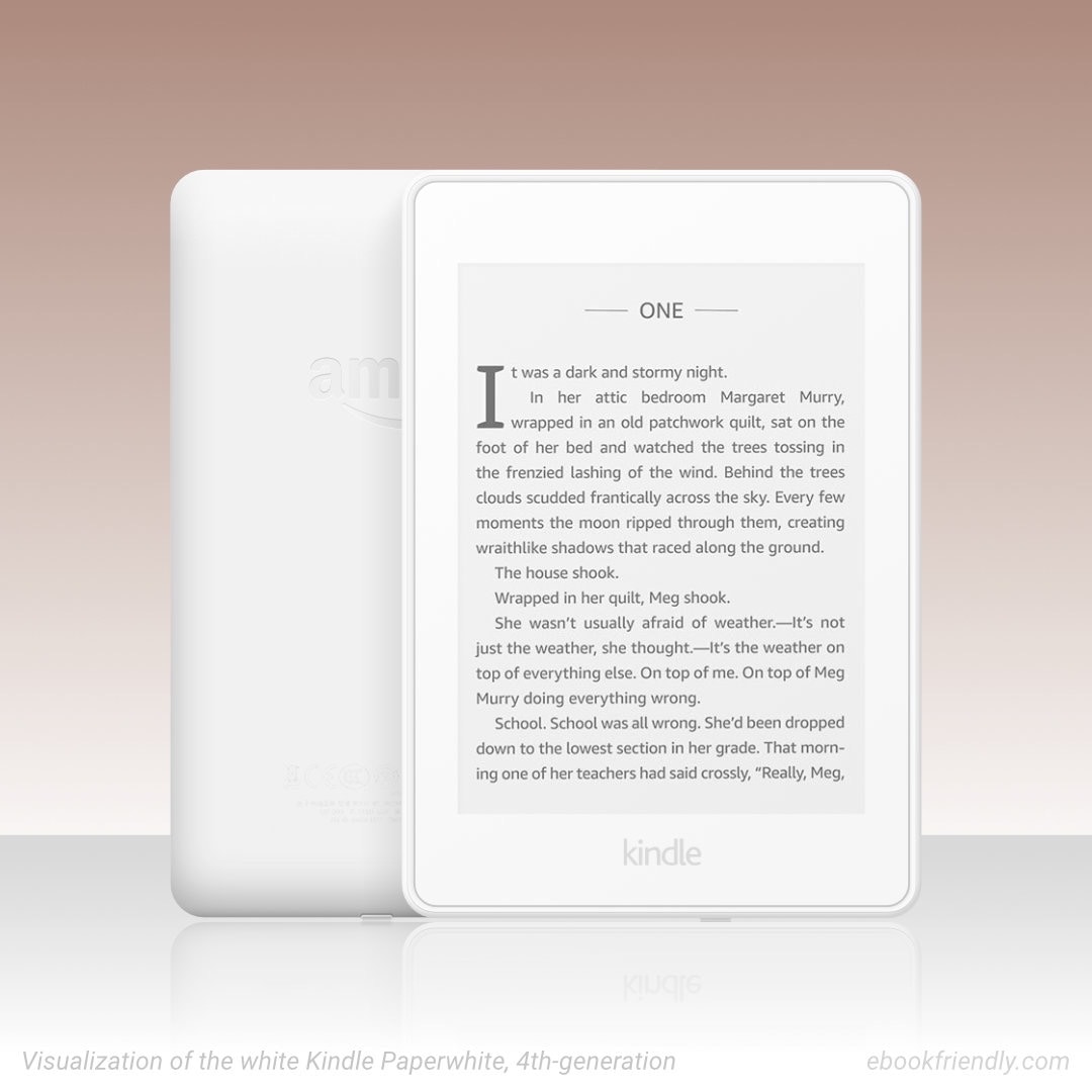 Chances are good the white Kindle Paperwhite 4 will be released before summer