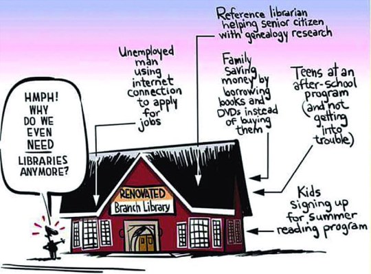 Why we need libraries #cartoon