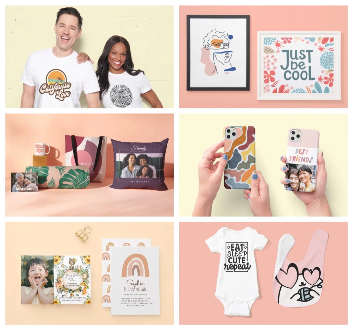 Zazzle offers millions of designs on hundreds of products