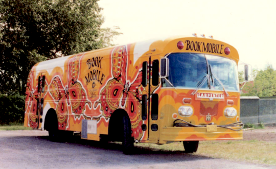 Libraries on wheels: One of the bookmobiles of the Calgary Public Library